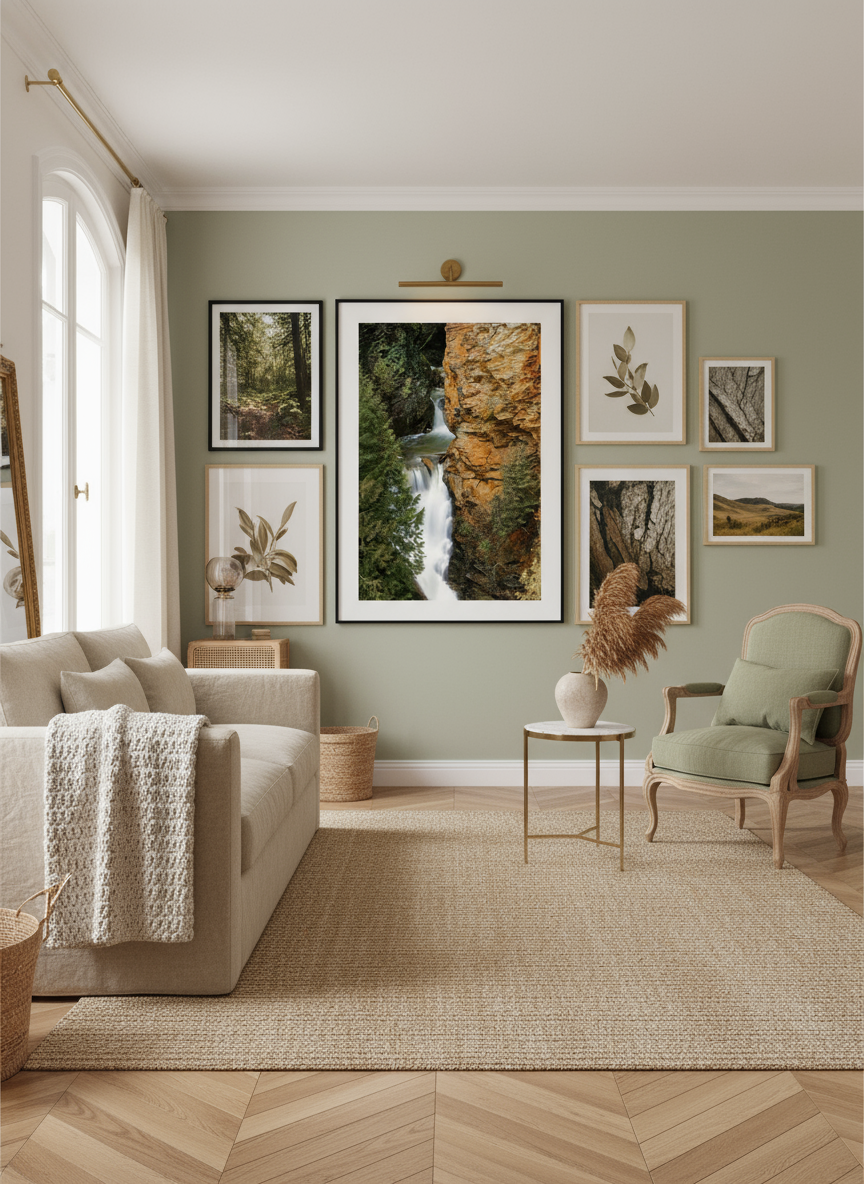 Mystieke Waterval Poster