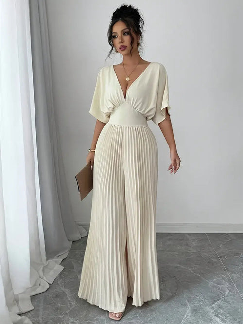 Geplooide Maxi Jurk