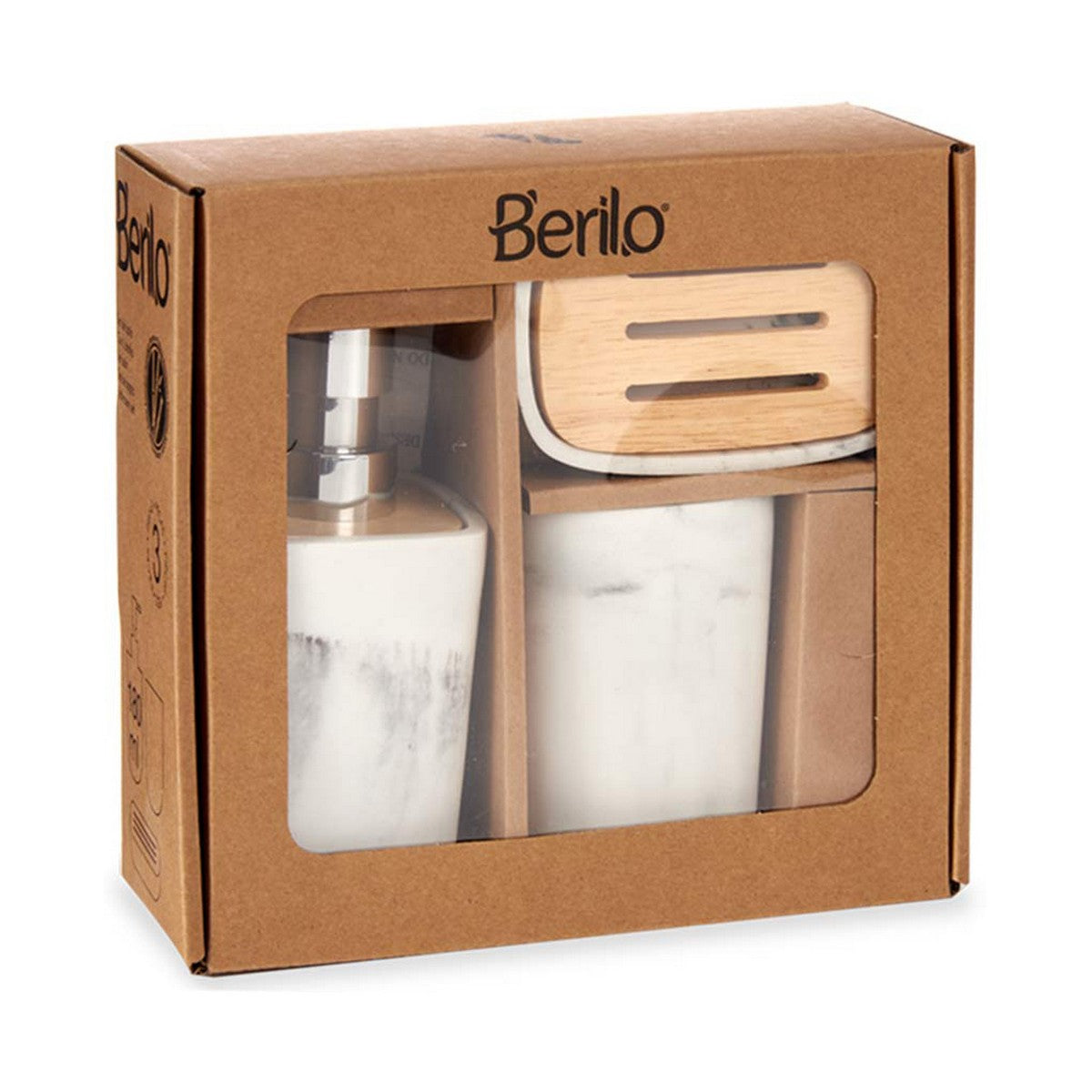 Bamboo Élégance 3-Delige Badkamerset