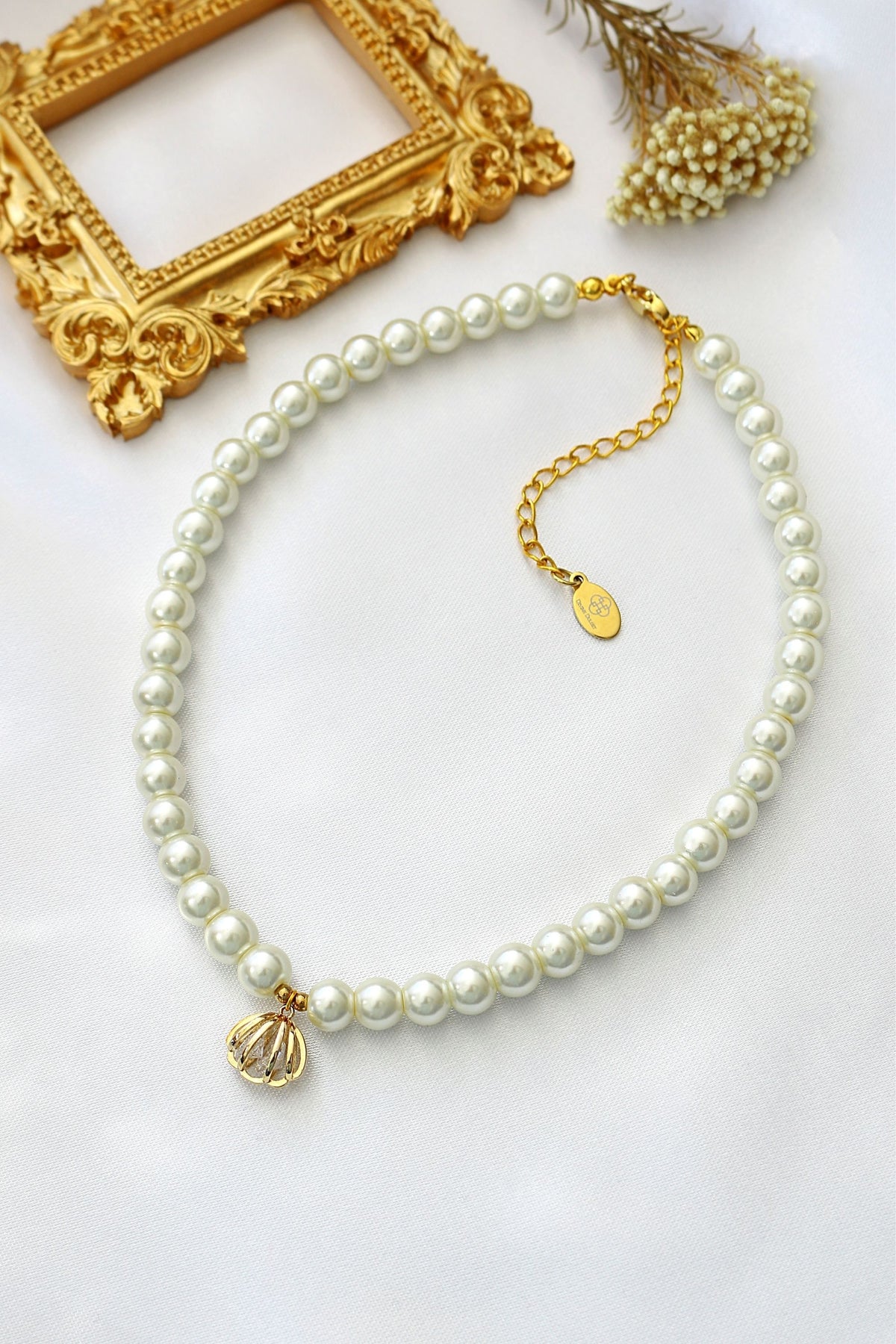 24K Schelpen Parelketting