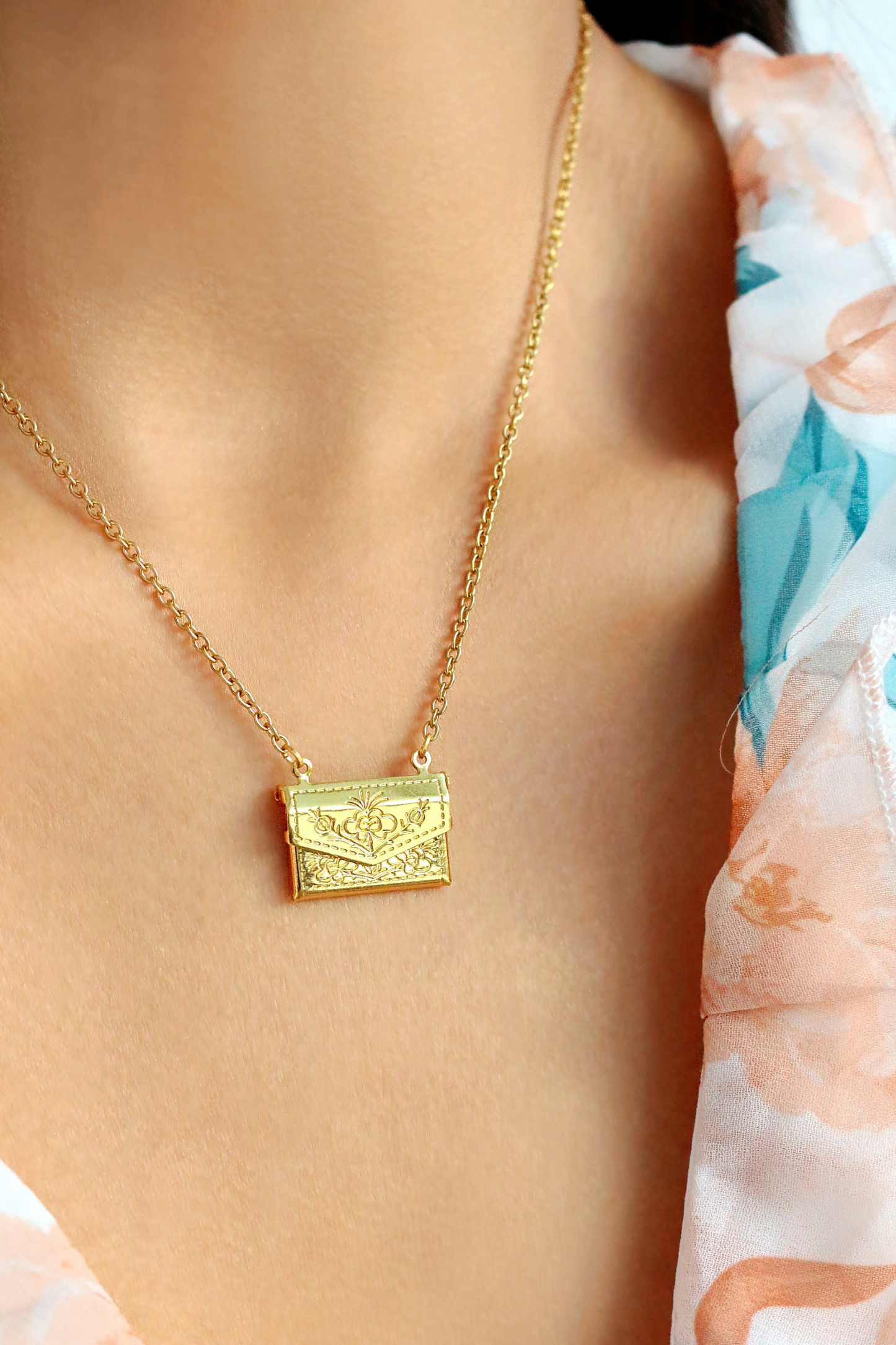 24K Envelop Ketting