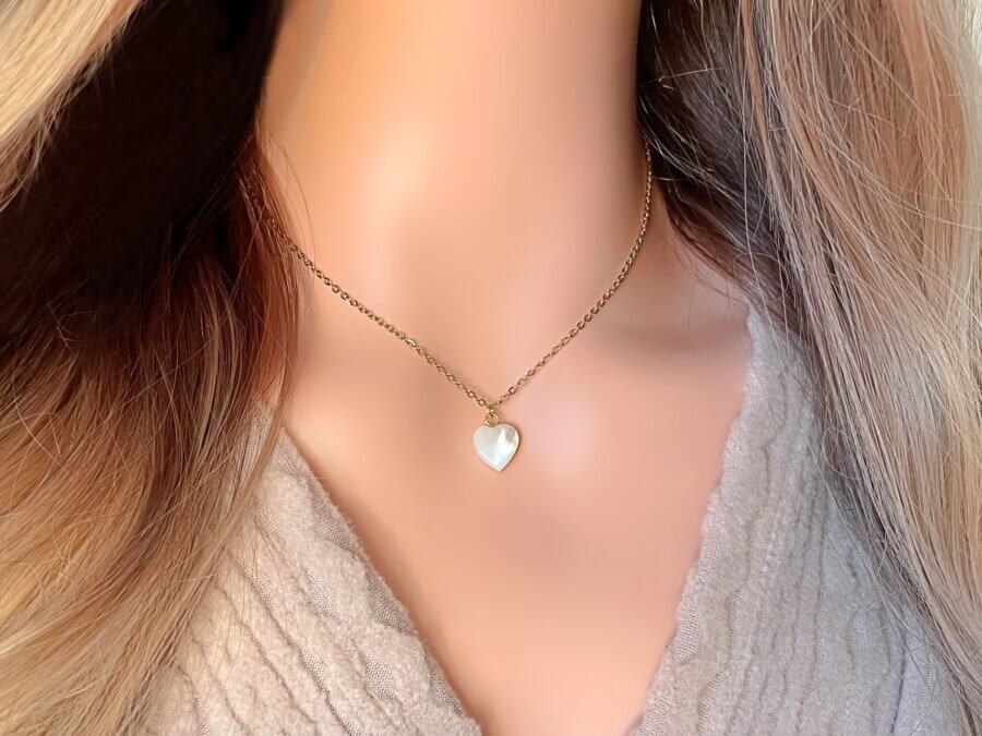 24K Schelpen Hartketting