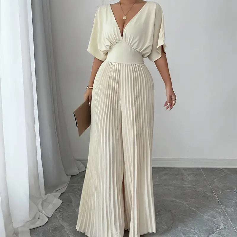 Geplooide Maxi Jurk